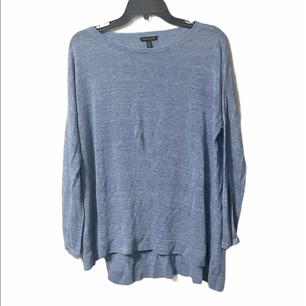 Eileen Fisher Italian Linen Pullover Sweater
